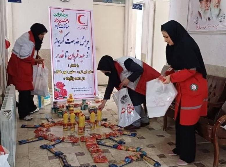 بهرهمندی بیش از ۳۴۷ هزار نفر از خدمات هلال احمر در دهه امامت و ولایت